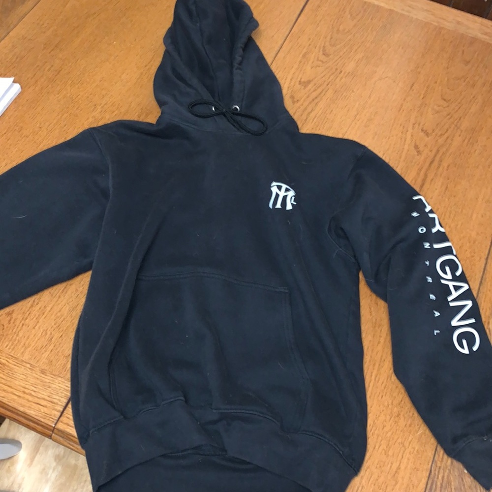 Black Montreal Graphic Hoodie
